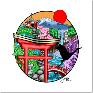 Japanese Garden Posters and Art